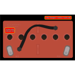 Airplane battery vector